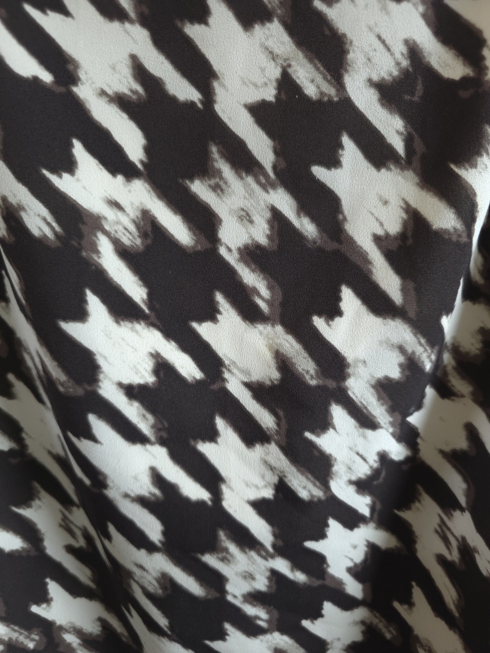 J. Crew Black & Cream Houndstooth Sleeveless Dress - Picture 2 of 7